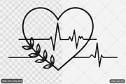 Heartbeat SVG PNG Design Bundle, an Illustration by Actual Pixel (Thumbnail 10 of 12)