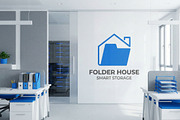 Folder House Smart Storage Logo, a Graphic by Mightyfire (Thumbnail 1 of 3)
