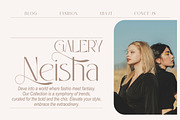 Neisha, a Serif Font by Kenrichi (Thumbnail 6 of 12)