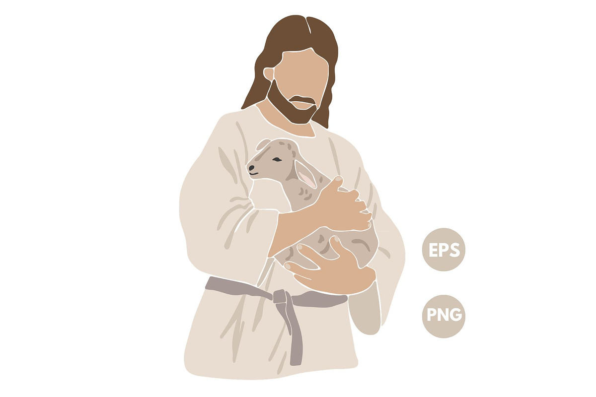 Jesus Christian Illustration, a Person Illustration by ⋒DesignECShop⋒ (Photo 1 of 3)