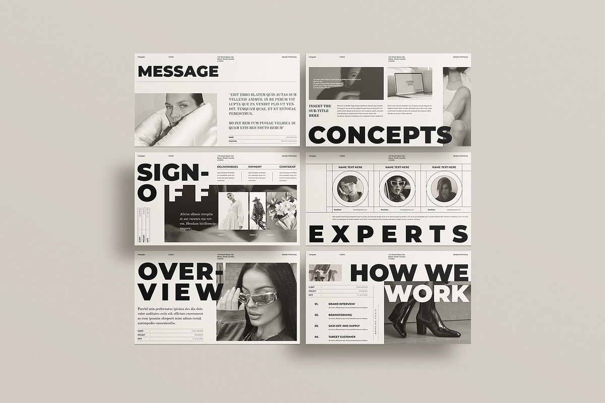 Brand Proposal Presentation Template, a Presentation Template by ArtisanaAura (Photo 7 of 14)
