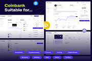 Coinbank - Crypto Wallet & Trading, an UI Kit Template by Creative Perspective (Thumbnail 4 of 8)