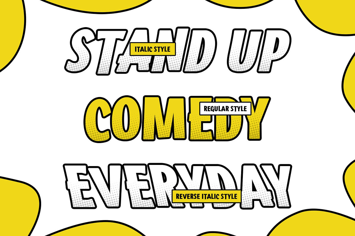 CS Nomic – Comic Font, a Sans Serif Font by Craft Supply Co. (Photo 2 of 8)