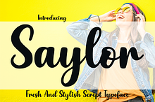 Saylor – Playful Modern Script Font