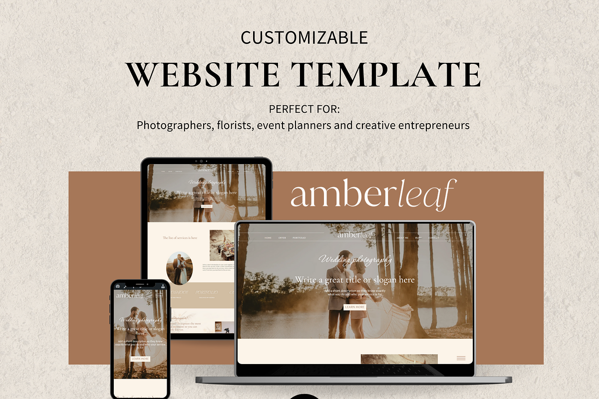 Boho Template Kit Elementor, a WordPress Template by inflowdesignstudio (Photo 1 of 8)