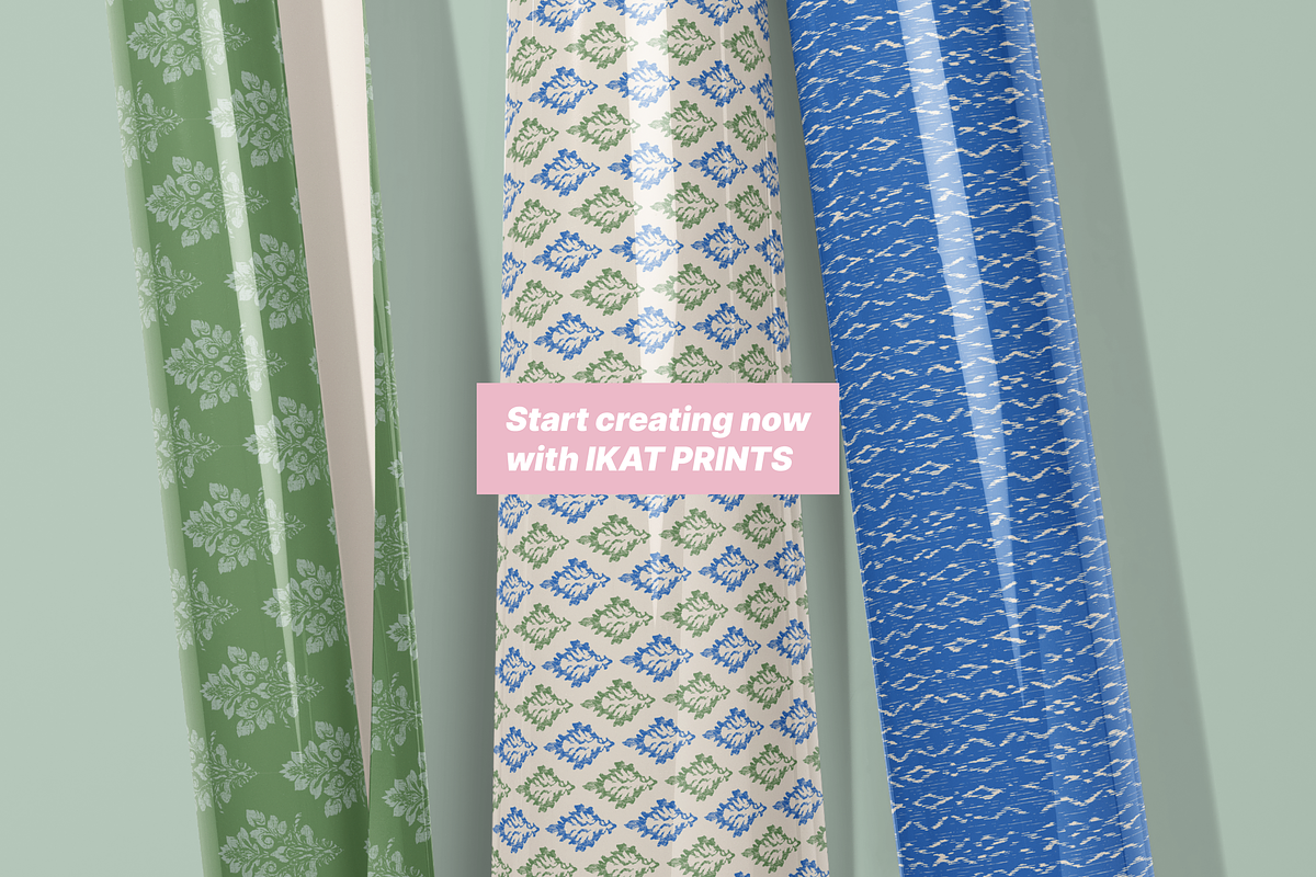 IKAT PRINTS ethnic textured patterns, a Pattern Graphic by SappiStudio (Photo 14 of 14)