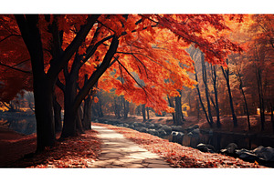 amazing maple october concept, an Abstract Photo by pikepicture