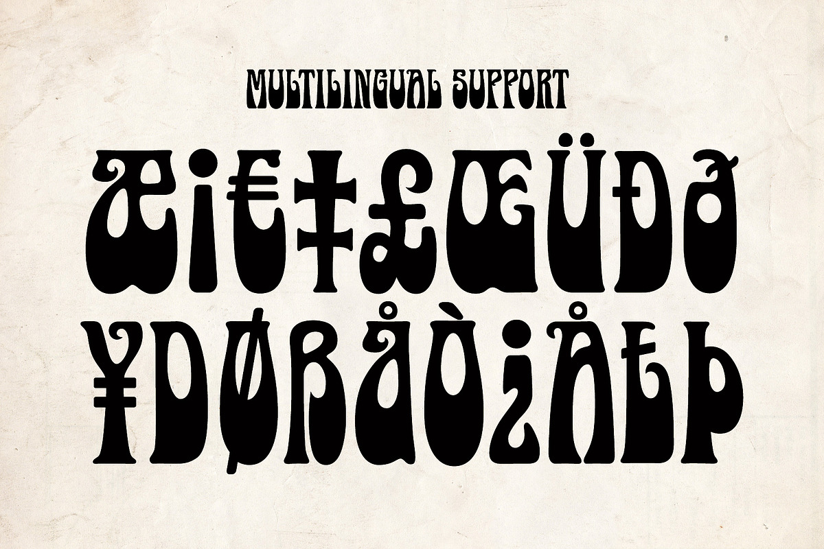 Hippie Mojo Font, a Font by Mysterylab Designs (Photo 5 of 5)