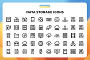 Data Storage Icons, a Duotone Icon by Wencory (Thumbnail 1 of 3)