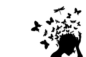 Butterflies From A Head