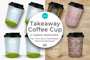 Takeaway Coffee Cup For Canva