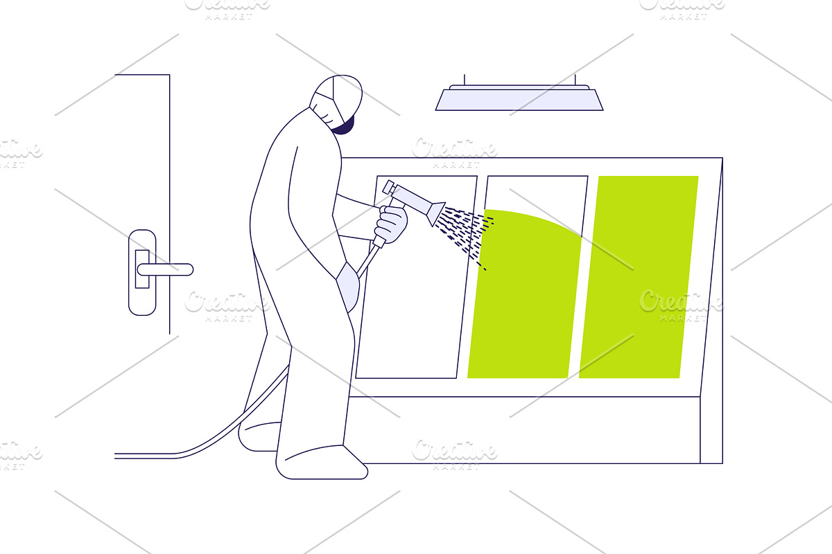 Door painting abstract concept, an Illustration by Visual Generation