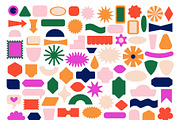 Retro stickers, vector creator, an Object Graphic by Yamurchik (Thumbnail 8 of 8)