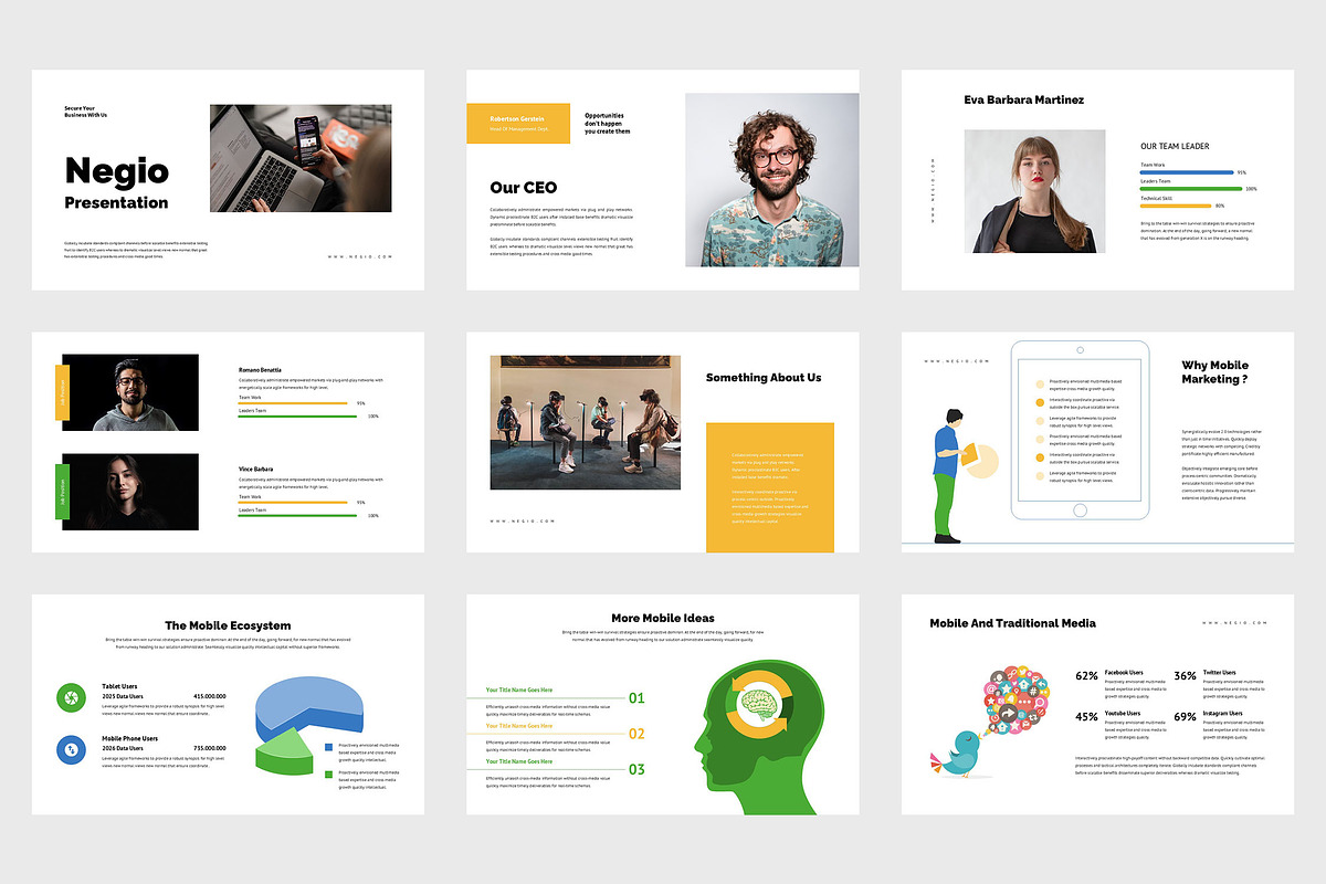 Negio : Mobile Promo Keynote, a Presentation Template by Punkl Camp (Photo 2 of 9)