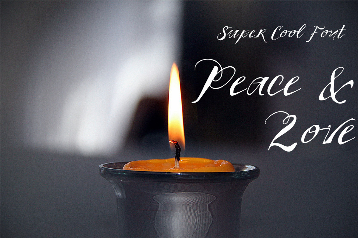 Peace & Love font