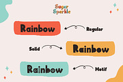 Sugar Sparkle - Fun Handwritten Font, a Sans Serif Font by Flawless And Co (Thumbnail 9 of 10)