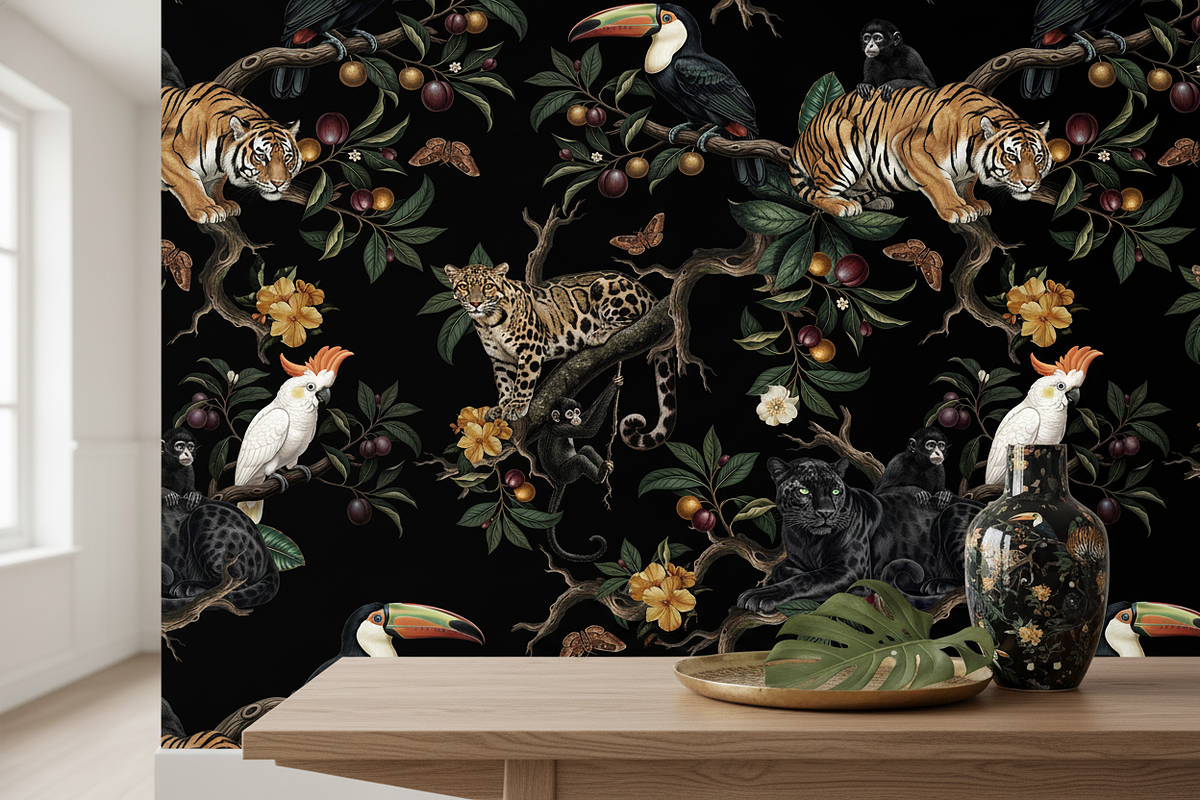 Vintage Tropical Jungle Pattern, a Pattern Graphic by Luiz da Rolt Grathwohl (Photo 14 of 17)