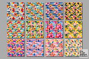 Tropical Summer Flowers Bold, a Pattern Graphic by Fine Purple Elephant (Thumbnail 5 of 5)