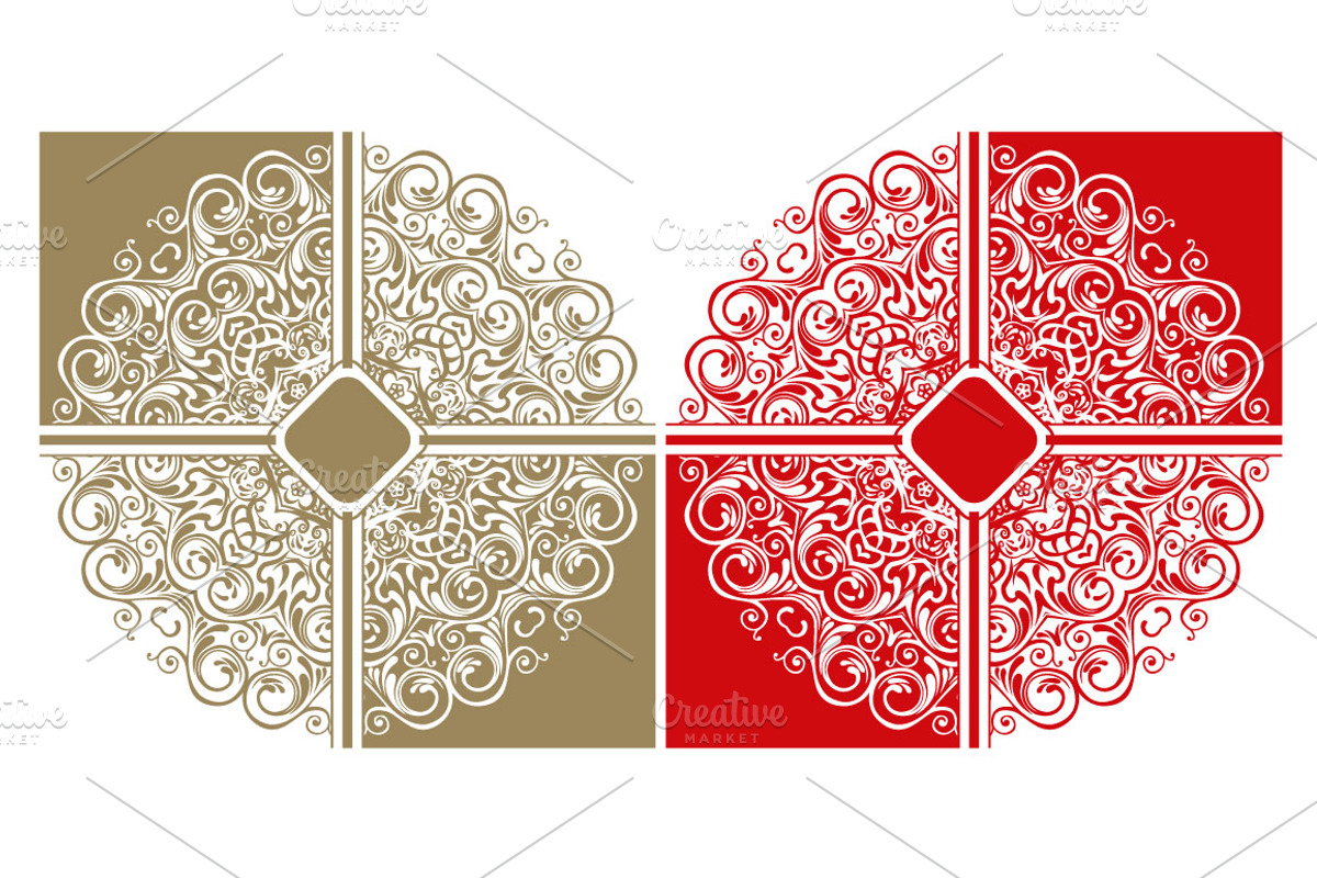 Set of wedding 28 elements, an Invitation Template by BEZIL-ART (Photo 2 of 15)