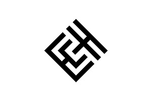 Letter ch hc monogram logo, a Branding & Logo Template by Buqancreative