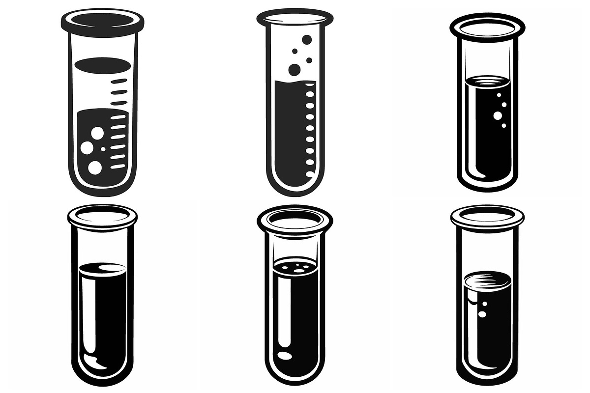 Various scientific laboratory test, an Object Graphic by Billah Hub
