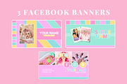 Rainbow Social Media Banners, a Social Media Template by SunshineStudioBoutique (Thumbnail 5 of 8)