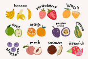 Summer Fruits Collection, a Food Illustration by Luamor (Thumbnail 2 of 12)
