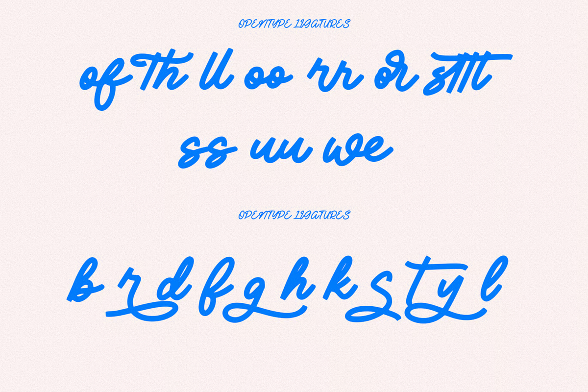 Creamy Smiley Script Font, a Script Font by MACK 75 (Photo 10 of 10)