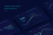 Particle Abstract Backgrounds vol 4, a Templates & Theme by blauananas (Thumbnail 3 of 7)