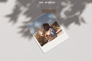 Polaroid Photo Mockup with Shadow, a Presentation Template by Art-Jek.std