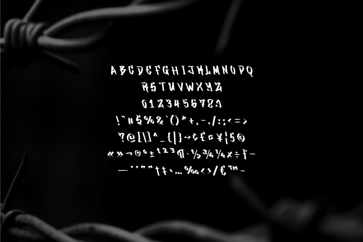 Black Beard - Blackletter Font, a Blackletter Font by Mightyfire (Photo 4 of 4)