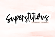 Superstitious - Bold Script Font, a Script Font by KA Designs (Thumbnail 1 of 8)
