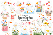 Spring Silly Goose Clipart, an Illustration by Designworld (Thumbnail 8 of 10)