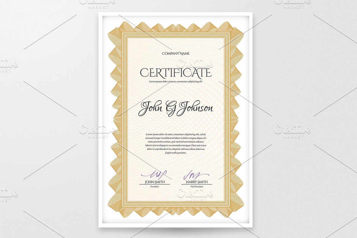 Multipurpose Template Certificate, a Stationery Template by Sunny (Photo 7 of 9)