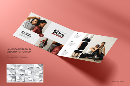 Bifold Brochure Mockup