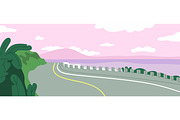 Nature landscapes with road set, a Seasonal Illustration by Good Studio (Thumbnail 4 of 7)