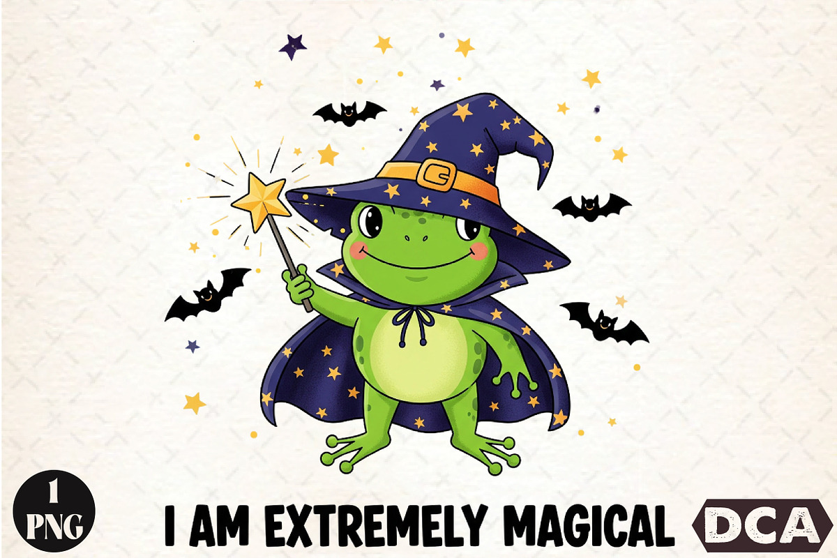 I Am Extremely Magical , Frogs Png, an Illustration by DreamCafeArt (Photo 1 of 7)