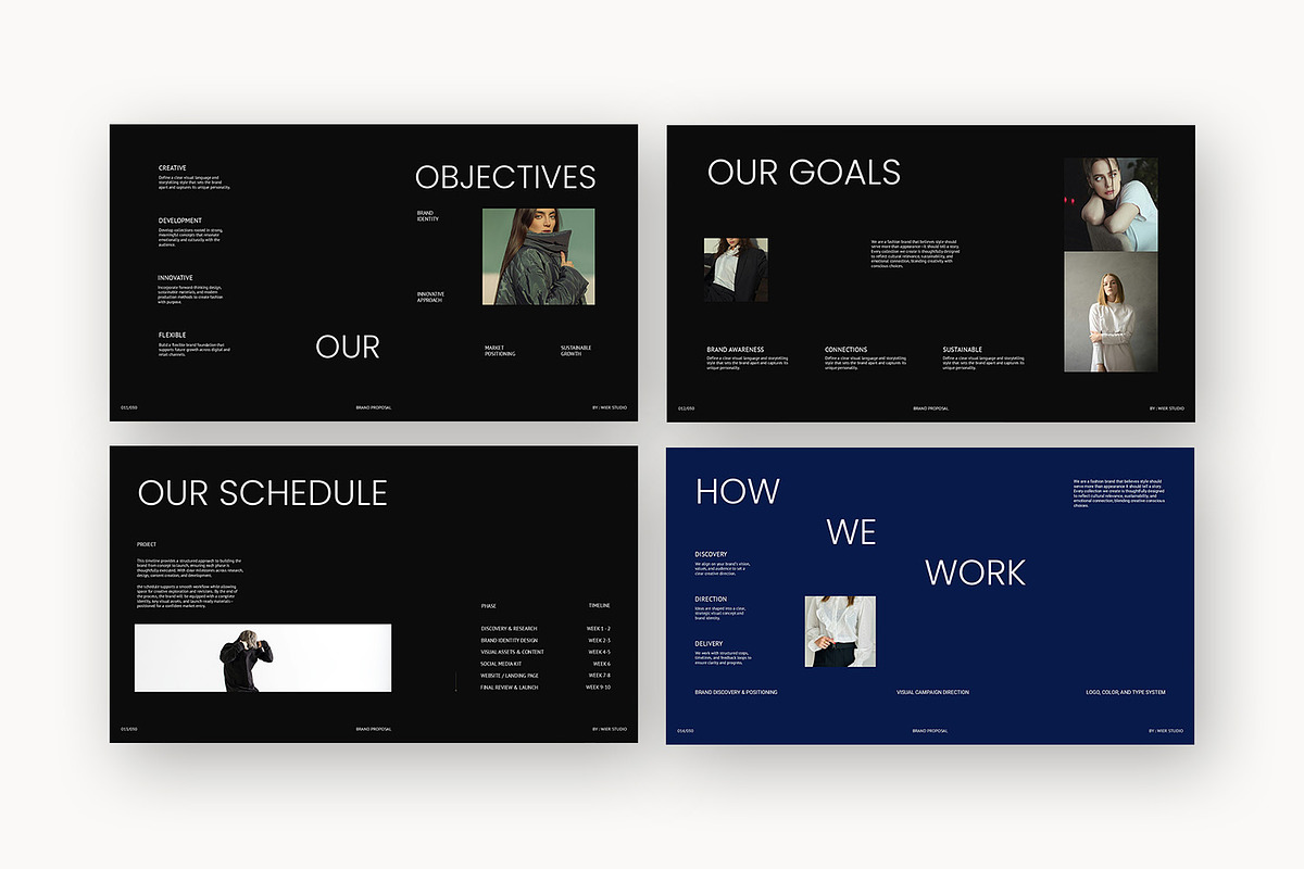 Wier : Minimal Design Google Slides, a Presentation Template by Punkl Camp (Photo 11 of 16)