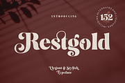 Restgold Modern Serif, a Serif Font by Mulkan Nazir (Thumbnail 1 of 16)