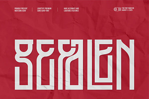 Gefalen || Modern Tall Condensed San, a Sans Serif Font by Ermedia Studio