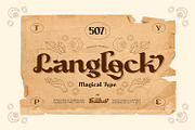 Langlock - Magical Type, a Serif Font by ikiiko (Thumbnail 1 of 7)