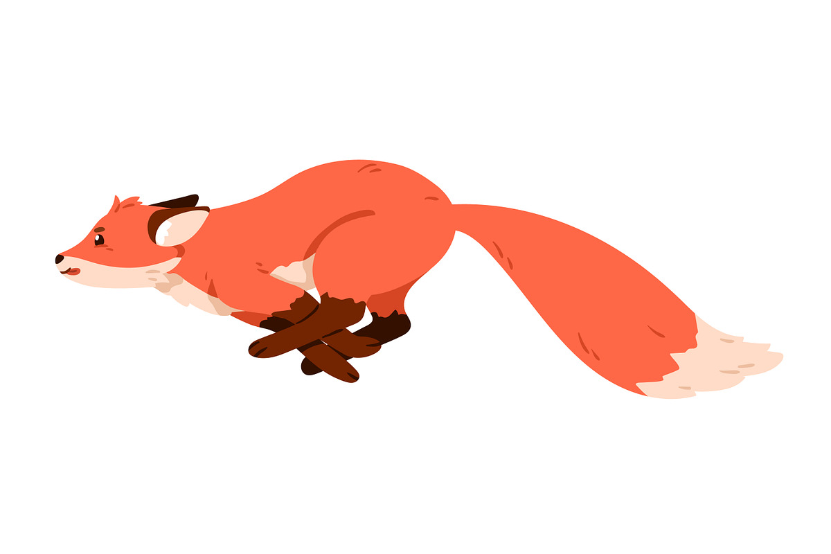 Cute funny cartoon fox childish set, an Animal Illustration by Good Studio (Photo 4 of 9)