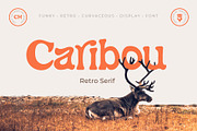 Caribou – Retro Serif, a Serif Font by Lateral Design (Thumbnail 1 of 7)