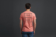 T-Shirt Mockup - Peach Edition, a Shirt Mockup by ForhadGFX (Thumbnail 9 of 12)