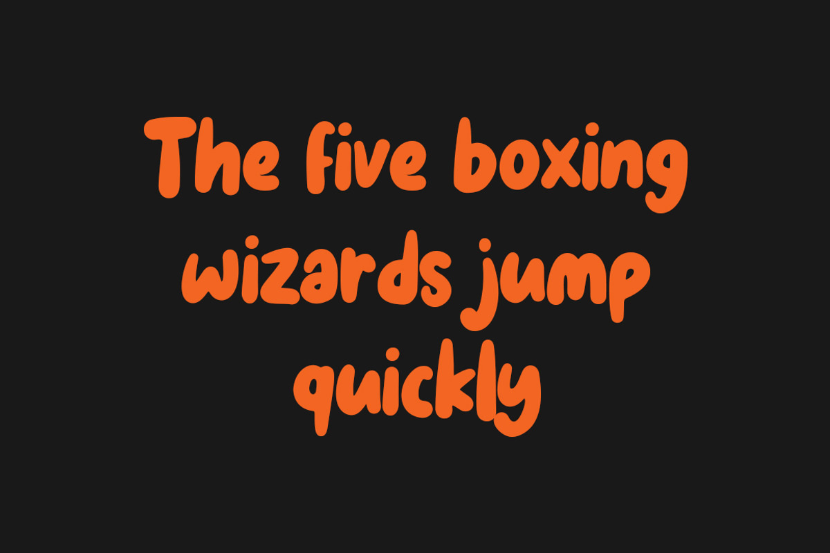 Mochido - Bounce and Bold Font preview 3