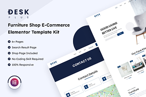 DeskPlus - Furniture Elementor Kit