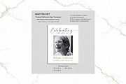 Funeral Welcome Sign B&W Canva FR002, a Poster Template by TyphoonStudio (Thumbnail 2 of 8)