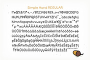 Simple Hand handwritten font, a Sans Serif Font by Side Project (Thumbnail 2 of 4)