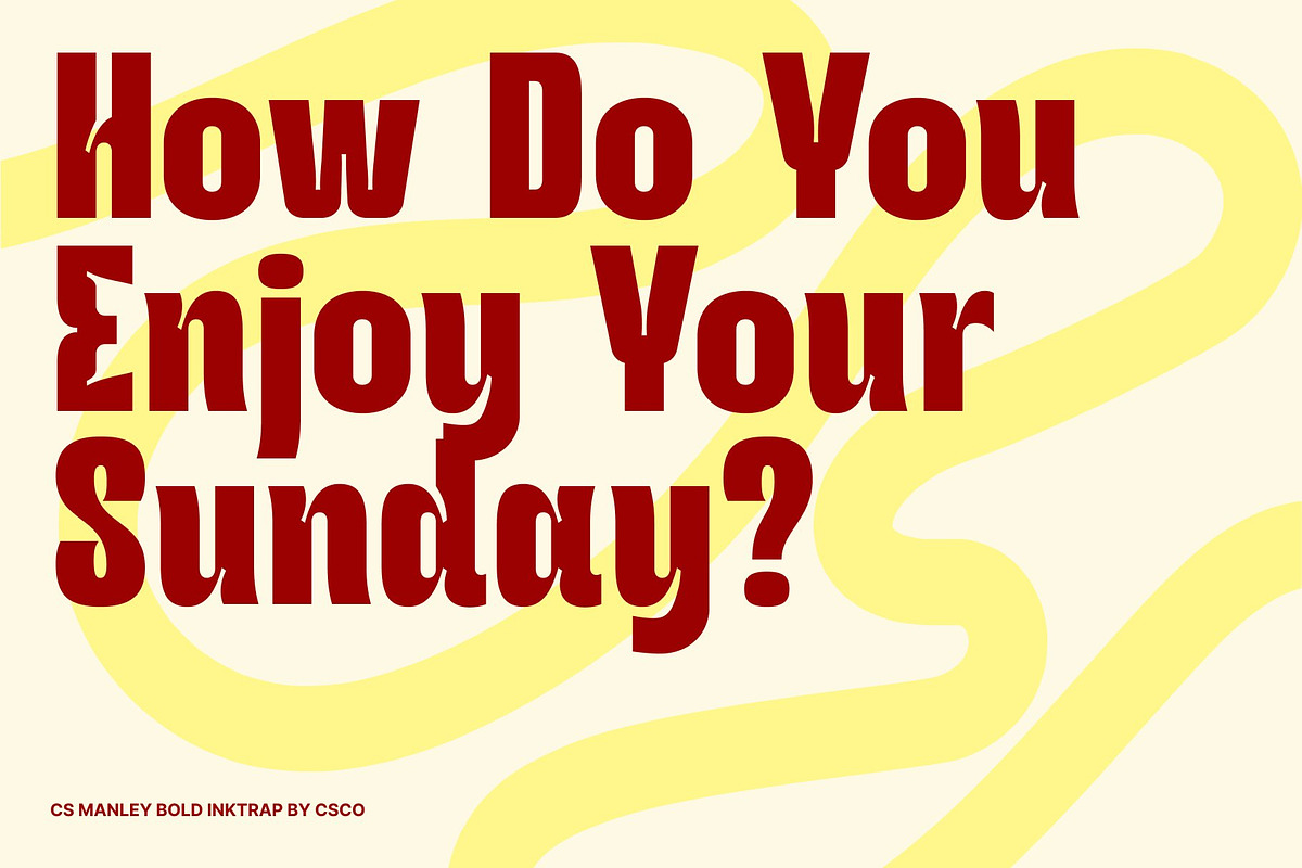 CS Manley – Inktrap Font, a Sans Serif Font by Craft Supply Co. (Photo 6 of 8)