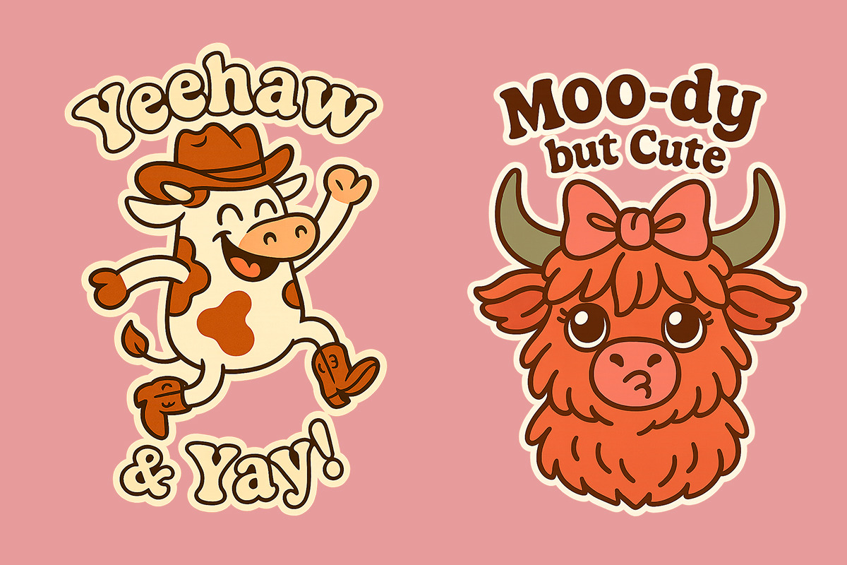 Western Cowgirls Club – Boho Cow SVG, an Object Illustration by LaVika (Photo 11 of 12)
